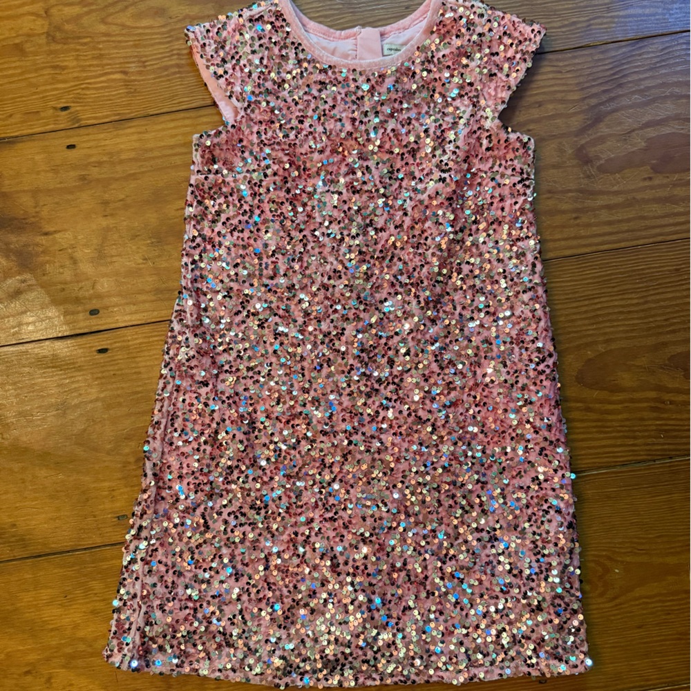 cupcakes & cashmere Pink Sequin Kids Formal Dress 🩷